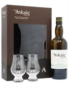 Port Askaig 8 year old Glass pack Single Islay Malt Whisky 70 cl 45,8%